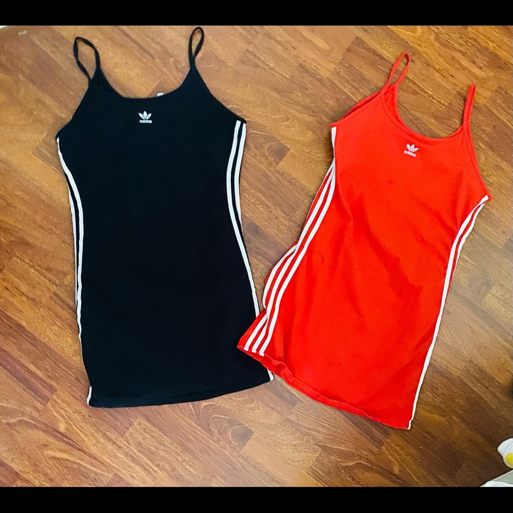 Two Adidas Mini Tank Dresses